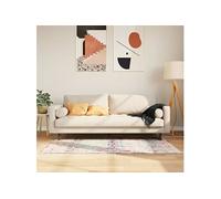 Tapis Lavable Antidérapant, Moquette de Sol, Carpette de Chambre à Coucher Salon Salle de Séjour, Moderne, Multicolore 80x150 cm