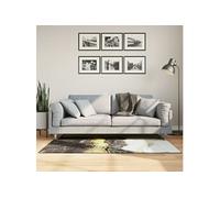 Tapis Lavable Antidérapant, Moquette de Sol, Carpette de Chambre à Coucher Salon Salle de Séjour, Moderne, Multicolore 80x150 cm