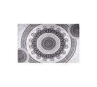 Tapis Lavable Antidérapant 80x150 cm Gris Moquette Paillasson Couloir vidaXL