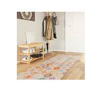 Vidaxl Tapis Lavable Multicolore 80x300 Cm Antidérapant