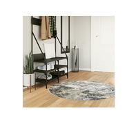 Tapis Lavable Antidérapant, Moquette de Sol, Carpette de Chambre à Coucher Salon Salle de Séjour, Moderne, Multicolore Ø 120 cm