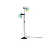 vidaXL Lampadaire 25 W, bleu délavé, 25x25x90/140 cm, E27