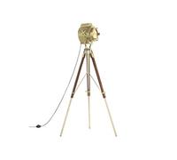Vloerlamp driepoot 193 cm massief mangohout 286204