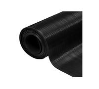 Tapis en caoutchouc antidérapant - vidaXL - 1,5x2 m - Épaisseur 3 mm - Noir - Résistant à l'usure