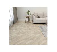 Vidaxl Planches De Plancher Autoadhésives 20 Pcs Pvc 1,86m² Beige Rayé