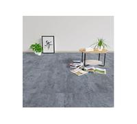vidaXL Planches plancher autoadhÃ©sives 20 pcs PVC 1,86 mÂ² Marbre gris