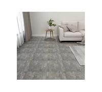 vidaXL Planches de plancher autoadhésives 20 pcs PVC 1,86 m² Gris