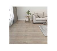 vidaXL Planches de plancher autoadh¿¿sives 20 pcs PVC 1,86 m? Taupe
