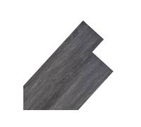 vidaXL Planches de plancher PVC Non auto-adhésif 5,26 m² Noir et blanc