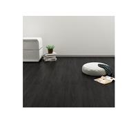 vidaXL Planches de sol autoadhésives 4,46 m² 3 mm PVC Anthracite chêne