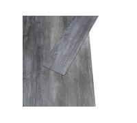 Vloerplanken zelfklevend 4,46 mÂ² 3 mm PVC glanzend grijs146579