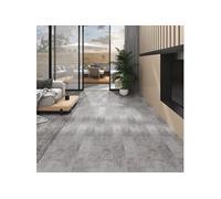 Vloerplanken zelfklevend 5,02 mÂ² 2 mm PVC betongrijs146598