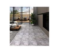 Vloerplanken zelfklevend 5,21 mÂ² 2 mm PVC cementbruin330186