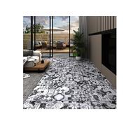 Vidaxl Planche De Plancher Pvc Autoadhésif 5,21 M² 2 Mm Motif De Gris