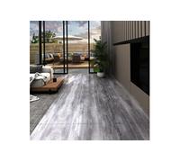 Vloerplanken zelfklevend 5,21 mÂ² 2 mm PVC mat houtgrijs330197