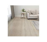 Vidaxl Planches De Plancher Autoadhésives 55 Pcs Pvc 5,11 M² Beige
