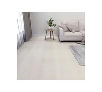 vidaXL Planches de plancher autoadhésives 55 pcs PVC 5,11 m² Beige
