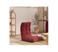 Vloerstoel inklapbaar tissu bordeaux