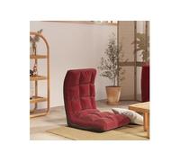 Vloerstoel inklapbaar tissu bordeaux