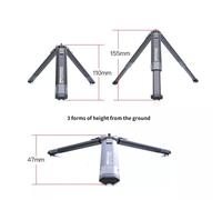 Vlogger DT-05 Vis Télescopique Mini Trépied Stand prompt ket En Aluminium Universel 1/4 ""pour Morning DSLR Appareils Photo Sans Miroir