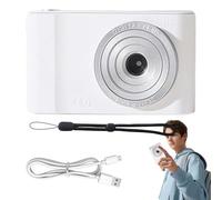 Vlogging Camera - Caméra de points et de tirs, vidéo 4K, autococus rapide | Caméra portable stabilisée pour appareils numériques VLOG, compacte sans stockage intégré