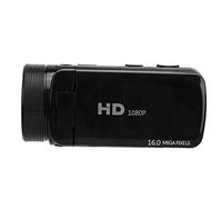 Vlogging Camera Recording 2.4 Pouce Flip Screen 1080P Caméscope 110-240V 16X Zoom Détection de Mouvement pour Voyage (Prise UE 100-240V)