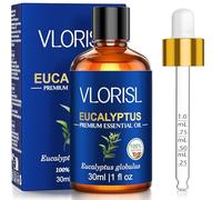 VLORISL Huile d’Eucalyptus 30ml - Essence Végétale pour Diffuseur, Aromathérapie et Sauna - Idéale pour DIY Bougies, Soins du Linge et Parfum Maison - Fraîcheur Aromatique Intense