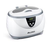 VLOXO Nettoyeur Ultrasons 50W, 600ML Nettoyeur Bijoux à Ultrason 42 KHz Ultrasonic Cleaner avec 5 Réglages de Temps et Accessoires de Nettoyage pour Bijoux, Montres, Lunettes, Dentier