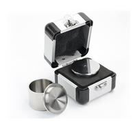 VLRBFDOI Argent,37ml Spécifique Gravité Tasse, en Acier Inoxydable Densité De Peinture Déterminateur Liquide Pycnomètre Revêtement Spécifique Gravité Tasse