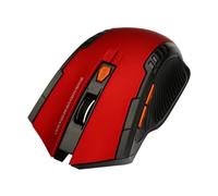 VLRBFDOI Souris sans Fil Bluetooth, Souris d'ordinateur Ergonomique de Jeu de Haute Performance 2.4Ghz avec 6 Touches, Rechargeable, Compatible Multi-appareils,Rouge