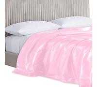 VLYX Drap de Massage en PVC Imperméable et Anti-Huile - Feuille Protectrice Épaissie pour Spa, Rembourrage et Couture (Rose 160x220)