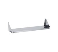 VM Europa - Étagère Murale en Acier Inoxydable - Dimensions 120 x 20 cm - Résistante et Robuste - Alliage AISI 430 - Étagère de Cuisine Tablette Murale Gastro Rangement Épices Restaurant