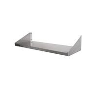 VM Europa - Étagère Murale en Acier Inoxydable - Dimensions 120 x 40 cm - Résistante et Robuste - Alliage AISI 430 - Étagère de Cuisine Tablette Murale Gastro Rangement Épices Restaurant