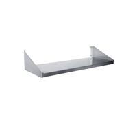 VM Europa - Étagère Murale en Acier Inoxydable - Dimensions 60 x 30 cm - Résistante et Robuste - Alliage AISI 430 - Étagère de Cuisine Tablette Murale Gastro Rangement Épices Restaurant