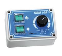 VM Europa REM 10 Régulateur de Vitesse 2200W avec Boîtier Plastique - Contrôle Variable pour Hottes & Ventilateurs - Montage Mural IP54 pour Cuisines Professionnelles - Made in Germany