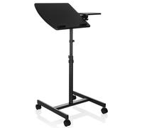 Table haute/Support ordinateur portable à rouleaux VM-SL noir