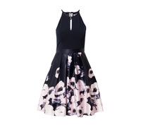 VM Vera Mont Robe de cocktail bleu foncé / rosé, Taille 44