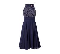 VM Vera Mont Robe de cocktail bleu nuit / blanc, Taille 34