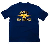 VM02 VMO2 Da Nang T-shirt Eagle Navy Blue Logo Magnum PI 80's Retro TV Show, bleu marine, XL
