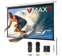 VMAX - Écran MOTOREL/MaxWhite- convient pour : Standard-Throw projectors - standard mat-toile blanche pour projection normale/diagonale de l'image (inch-pouces) 180 inch/Elite Screens Obrazovka projek
