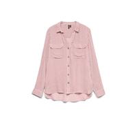 Vero Moda Chemisier 'VMBumpy' corail/blanc Taille XS