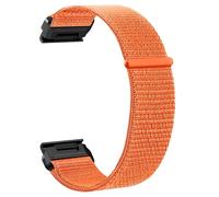 VMBVBHMDF Bracelet De Montre En Nylon À Démontage Rapide, Compatible Fit For Garmin Fenix 8 47 Mm 51 Mm E 7 7X 6 6X 5 5X Epix Pro Enduro 3 QuickFit 22mm 26mm(Orange,22mm)