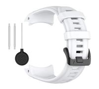 VMBVBHMDF Bracelet De Montre En Silicone Compatible Fit For Garmin Instinct 3 45mm 50mm AMOLED Solar Watch Bracelet De Montre For Instinct 3(White,45mm)