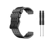 VMBVBHMDF Bracelet De Montre En Silicone Fit For Garmin Forerunner 220 230 235 620 630 735XT Approach S20, Avec Outil De Réparation(Black)