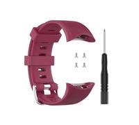 VMBVBHMDF Bracelet de montre en silicone fit for Garmin Forerunner 45, bracelet de rechange tendance for montre connectée(Red wine)