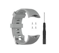 VMBVBHMDF Bracelet de montre en silicone fit for Garmin Forerunner 45, bracelet de rechange tendance for montre connectée(Gray)