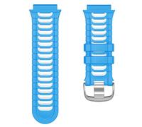 VMBVBHMDF Bracelet de montre en silicone fit for Garmin Forerunner 920XT, bracelet de rechange coloré for montre de sport et d'entraînement(Blue White)