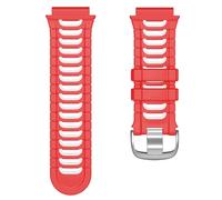 VMBVBHMDF Bracelet de montre en silicone fit for Garmin Forerunner 920XT, bracelet de rechange coloré for montre de sport et d'entraînement(Red White)