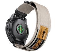 VMBVBHMDF Bracelet de montre QuickFit 22 mm 26 mm compatible fit for Garmin Fenix 7 6 Pro 5 Fenix E 8 Epix 2 Pro Tactix 7 8 47 mm, Forerunner 945 955 965 935(Fog Gray,22mm)