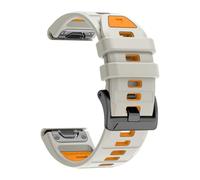 VMBVBHMDF Bracelet De Montre Sport QuickFit 22 Mm 26 Mm Compatible Fit For Garmin Fenix 8 E Fenix 8 47mm 51mm 965 955 7X 7 6X 6, Bracelet De Rechange En Silicone(Shallow orange,22mm)
